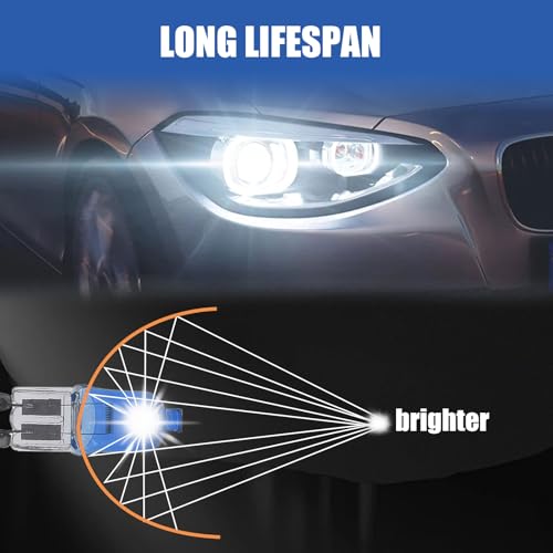 Pack-2 Car Halogen Bulbs, Quartz Driving Lights, 100 W Front Fog Light Bulbs, Bulb Replacements, Super Bright Auto Lights, Lighting Tool, Universal for Most Cars, Trucks, SUVs (White #880) - Image 4