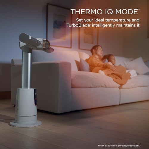 Shark TurboBlade Bladeless Tower Fan + Heat, White, TH205CO - image 8