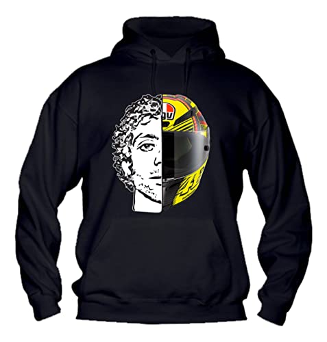 Sweat à capuche pour homme Basique Top qualité Top fit - Le Docteur - Humour drôle fabriqué en Italie, Noir , XL