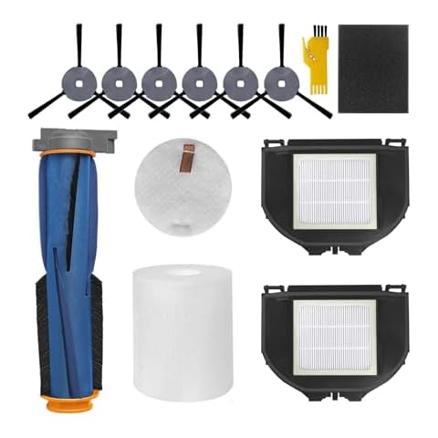 aoteng Replacement Accessories Kit for Shark AV2310AE Matrix RV2310AE(not for RV2310) Matrix Robot Vacuum Cleaner 11 Packs 1 Main Brush, 2 Filters, 6 Side Brushes, 1 Sponge Filter, 1 Foam Filter Cover
