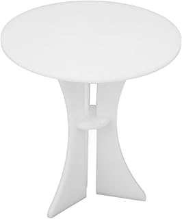 Dollhouse Round Table, 1/6 Acrylic Miniature Furniture for Doll House Living Room Scenes Decoration