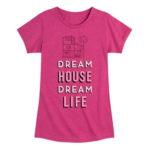 Barbie - Dream House Dream Life - Toddler and Youth Girls Short Sleeve Graphic T-Shirt