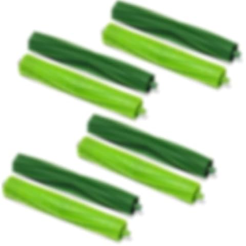 ECOMAID 4 Sets Replacement Rubber Roller Brushes Compatible for iRobot Roomba E & I & J Series, Replacement Parts Accessory for J8+ i7 i7+ i1 i2 i3 i4 i6 i6+ i8 i8+Plus E5 E6 E7 Vacuum Cleaner Cover