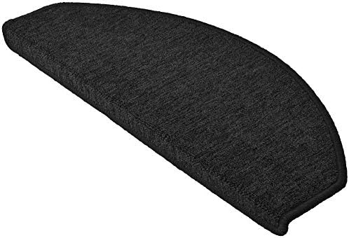 Tapis D'Escalier Antidérapants - Lot De 15, Autocollants Réutilisables 55x22 Cm Gris Pour Sécurité