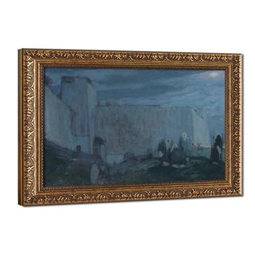 Impression sur toile Tanner Moonrise pour décoration murale de bureau et salon