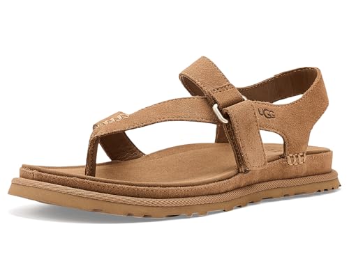 UGG Sandały damskie Goldengaze Toe Post, Kasztan, 36 EU