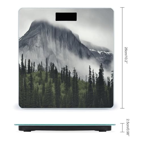Báscula digital de baño de vidrio templado 400 lb miniatura 2