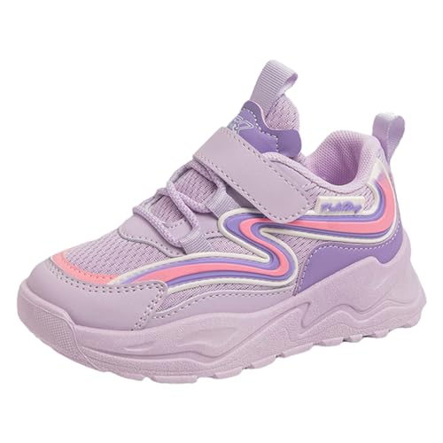 IWIHMIV Girl Tennis Shoes Toddler Athletic Sneakers Kids Comfortable Lightweight Casual Walking Shoes