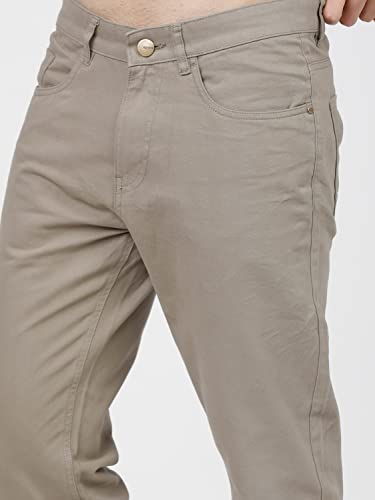 Image of KETCH Men Mid Rise Tapered Fit Trouser