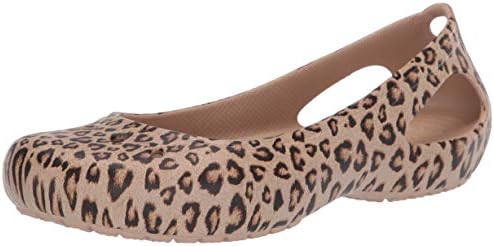 Crocs Women's Kadee Leopard Print Casual Dress Shoe|Comfort Fashion Flat Ballet 1 Crocs Women's Kadee Leopard Print Casual Dress Shoe|Comfort Fashion Flat Ballet