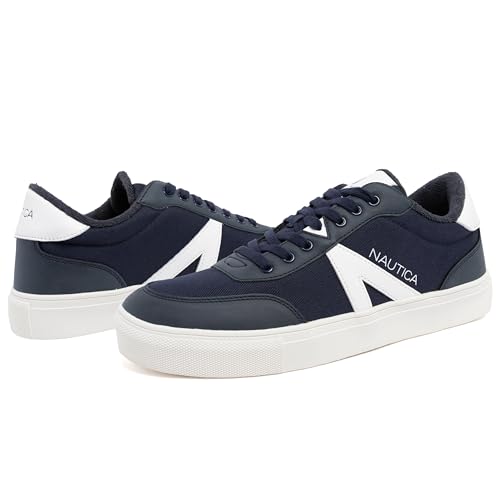 Image of Nautica Men's Casual Shoe, Classic Lace-Up Low Top Loafer, Fashion Sneaker - in Medium & Wide Width Sizes