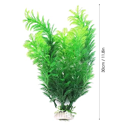 aquário realistas - Plantas aquáticas artificiais - Decorações aquário simulação Aquário peixes Gram