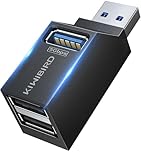 KiWiBiRD Mini USB Hub with Multi port (1x USB 3.0, 2 x USB2.0), USB Splitter Extension Adapter for Laptop, MacBook, Desktop PC Compatible with Flash Drive Printer Keyboard Mouse Headset Gamepad