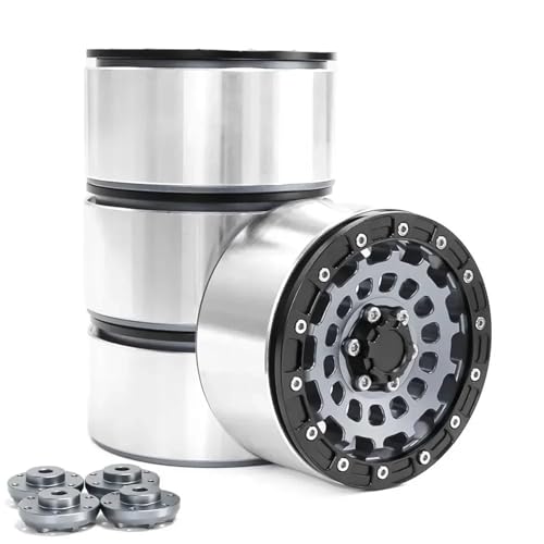 Coupleur 12/17 polyvalent et moyeu de roue en métal 2.6 pouces pour franchissement RC 1/8 1/10