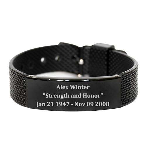 Sofeelstore Custom Memorial Bracelet Memorial Gift Jewerly Rememberance Gift Military Bracelet We Will Never Forget You Kia Bracelet Soldier cover
