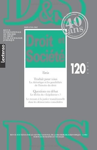 Revue Droit et Société 120/2025