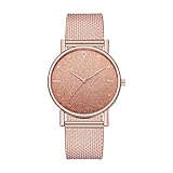 Generico Relojes De Mujer,Pulsera Impermeable | Reloj de Pulsera Impermeable para Mujeres | Para Vestuario, Banquete, Actividad Social, Viaje De Negocios, Exámenes, Madre, Novia, Chica, oro rosa, Fare