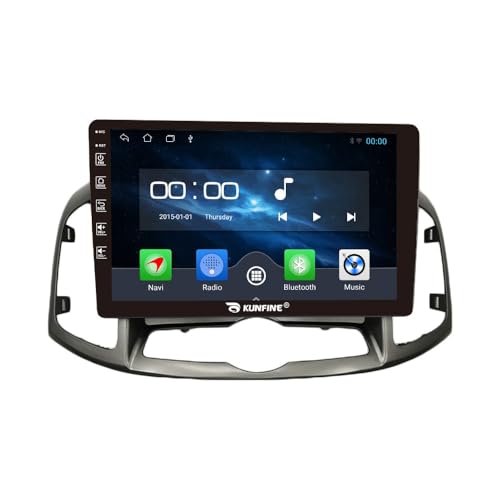 Car CarPlay Android Auto Navigation Stereoanlage GPS Radio Rückfahrkamera Display 10' IPS Touchscreen Haupteinheit Tablet Pad Media Player für Chevrolet Chevrolet Captiva 2011-2015, Quad Core 2G+64G