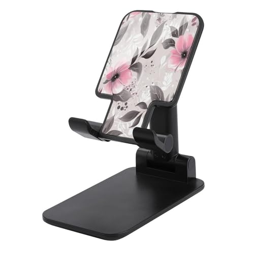 Soporte de teléfono ajustable VstaDank: soluciona el desorden en tu escritorio con estilo floral
