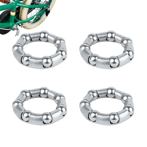 Cuscinetto Per Biciclette - Bike Cuscinetto Del Cuscinetto, 20,6 Mm X 7 Palline | 4 Cuscinetti A Sfere Per Ruota Anteriore In Bicicletta, Bambini/biciclette Elasticiose, 20,6 Mm X 7 Palline, Ruota