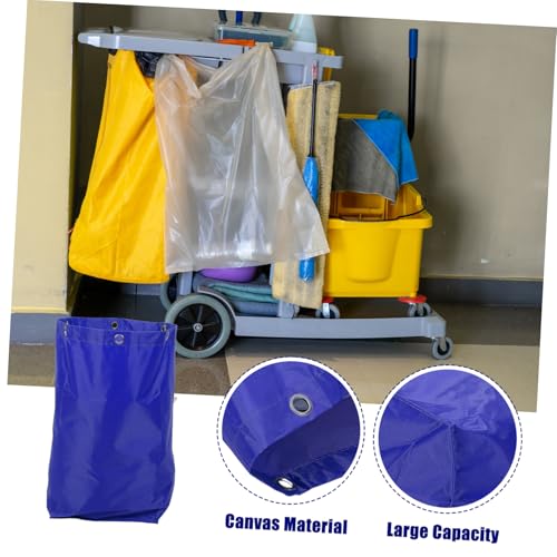 CIYODO Janitorial Bag Großes Fassungsvermögen Aus Canvas Reinigungstasche Für Hausmeister Robuste Und Langlebige Reinigungswagen Tasche Für Professionelles Und Privates Cleaning