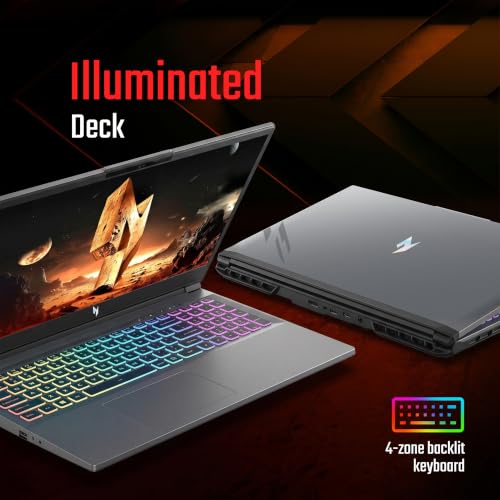 Image of Acer Nitro 5, Intel Core i7-14650HX, Office 2024 + M365 Basic, NVIDIA GeF RTX 4050-6GB, 16GB RAM /1TB SSD, (16 inch) WUXGA IPS, 165Hz /62Whr, Win 11H, Herald Grey, 2.5Kg, AN516-74G1, RGB KB, Gaming Laptop