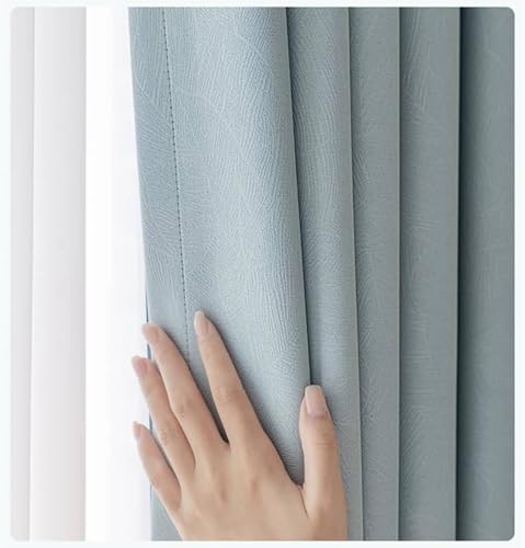Rideaux d'extérieur terrasse haut de gamme bleu clair en polyester durable - 4