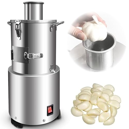 TBLOTYD Commercial Whole Garlic Peeling Machine,Garlic Peeler Machine, Electric Garlic Separator 20KG/H Garlic Clove Peeler,for Restau