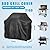 KISEER Outdoors 58 inch Grill Cover Waterproof Heavy Duty 210D Polyester BBQ Gas Grill Cover with Adjustable Hem Drawstring for Weber Char-Broil Monument Nexgrill