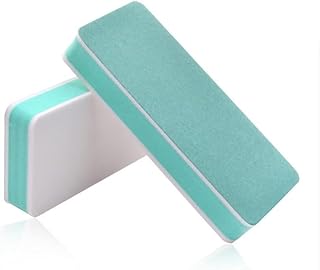 مبرد أظافر على الوجهين، ملمع أظافر على الوجهين، أدوات أظافر رقيقة، 2 قطعة