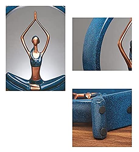 Lovediyxihe Resin Ornaments Yoga Girl Statue Ornament, Simple Art Resin Figurine Decoration With Non-Slip Bottom For Home Shelf Office Desktop Ornaments (Size : Sexy) #TOP4