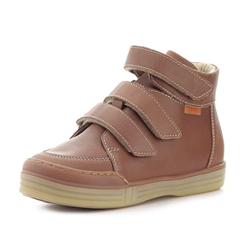 Memo Paris AFO Corrective Orthopedic Tennis Shoe, Brown, 33, (2.5 M US Big Kid)