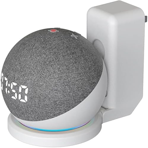 Soporte de pared Echo Dot 5 soluciona espacio y desorden accesorio blanco T3