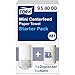 Tork 958000 Kit de inicio 1 x Dispensador mini de alimentación central Elevation + 1 x Recambio de papel mecha/Compatible con el sistema M1 / Blanco