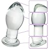 Roluck Glas Analplug Kristall Buttplug Glasdildo Plug Prostata Massage G-Punkt Masturbation Stimulator Anal Sexspielzeug für Frauen Männer Paare (M) #1