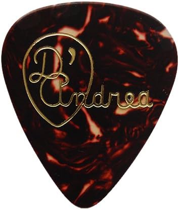 D'Andrea RG351, 0.84MH Celluloid Guitar Picks, 72-Piece Shell, 0.84mm, Medium Heavy