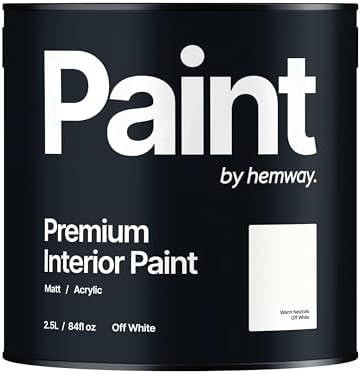 Hemway Sunset Pink - 2.5 Litre - Paint Premium Interior Indoor Matt British-Made Eco Acrylic Emulsion - Matt Finish, Low VOC, Interior Wall, Ceiling, Kitchen, Bathroom, Bedroom & Door