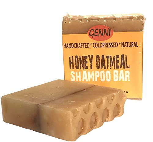 Honey & Oatmeal Shampoo Bar | Vegan & Eco friendly | Nourishing & strengthening hair regeneration