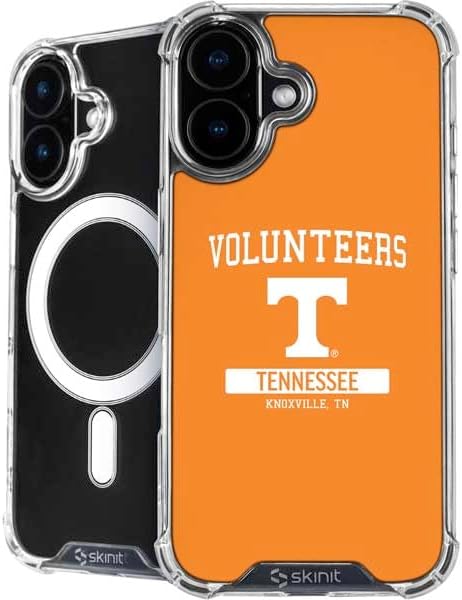Skinit Phone Case Compatible with MagSafe iPhone 16 - Officially Licensed University of Tennessee Split Jersey Design