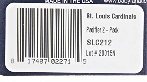 Masterpieces SLC212 Baby Fanatic Mlb St. Louis Cardinals Unisex Pacifiers2 Pack thumb #2