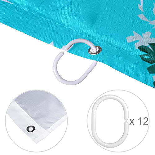 Rideau de douche perroquet 183 cm imprimé jungle imperméable