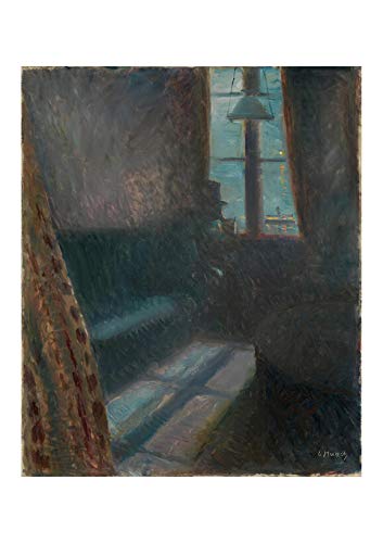 Affiche Edvard Munch Night in Saint Cloud pour décorer un salon contemporain