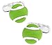 Produktbild korpikus® Schöne ' Grüne Tennisball ' Thema Qualität Emaille Manschettenknöpfe Im Freier Geschenk-Beutel