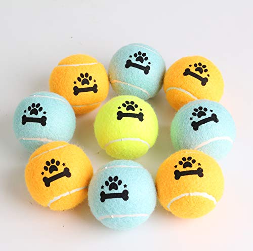 odear Tennis Ball for Dog Pack of 12 Colorful Easy Catching Pet Dog Ball - Thumbnail 5