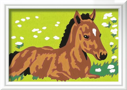 Ravensburger CreArt Kids 8x12 cm Numéro d'art Poulain Kit de Peinture par numéros Dès 25995 - vue 2
