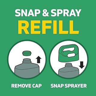 Spruce Weed Killer Refill - Versatile Weed & Grass Killer₃ for Flower Beds, Driveways & Mulch Beds - No Pour, No Mix, No Mess Refill - Kills Dandelions, Crabgrass & More (64 Oz)