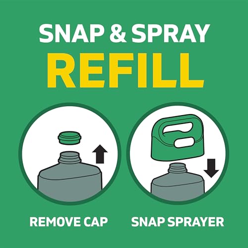 Spruce Weed Killer Refill - Versatile Weed & Grass Killer₂ for Flower Beds, Driveways & Mulch Beds - No Pour, No Mix, No Mess Refill - Kills Dandelions, Crabgrass & More (64 Oz) - Thumbnail 4
