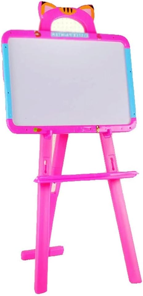 Sketchpad - Adjustable Kids Easel with Magnetic Board, Chalkboard Childrens Painting Art