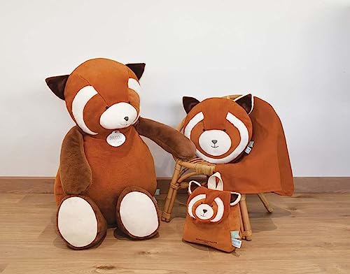 Tranquillité de bébé avec le très grand doudou panda roux Unicef - 3