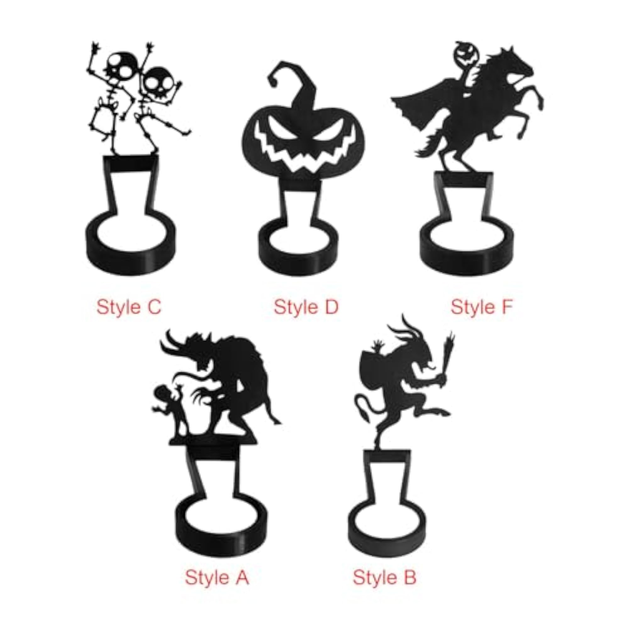 Shadow Candle Holder Art Candlestick Projection, Theme Bars